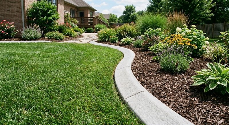 Benefits Of Concrete Landscape Edging For Curb Appeal