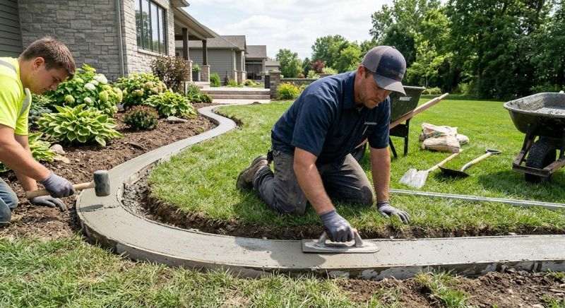 Concrete Edging Installation