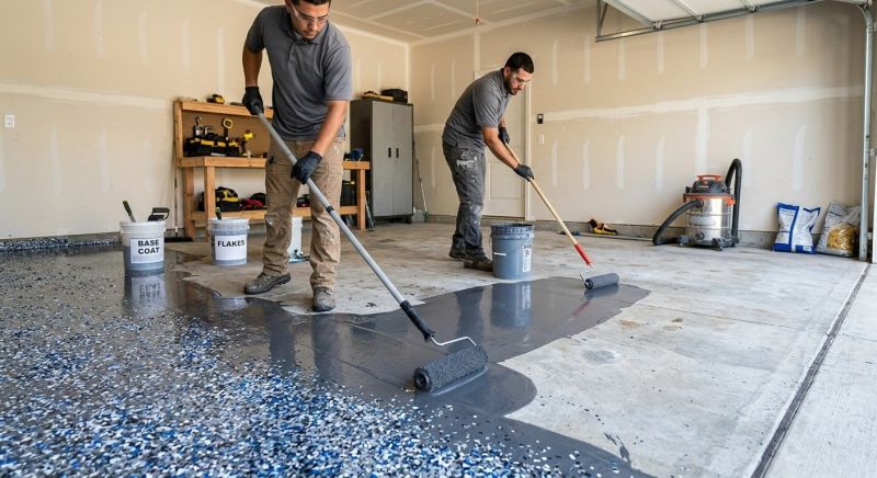 Concrete Epoxy Installation
