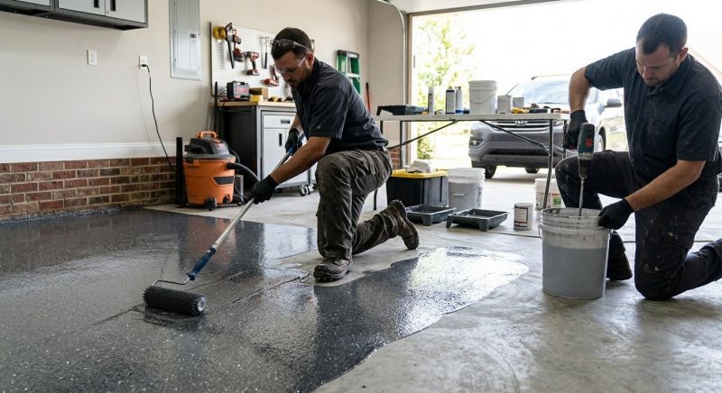 Concrete Epoxy Installation