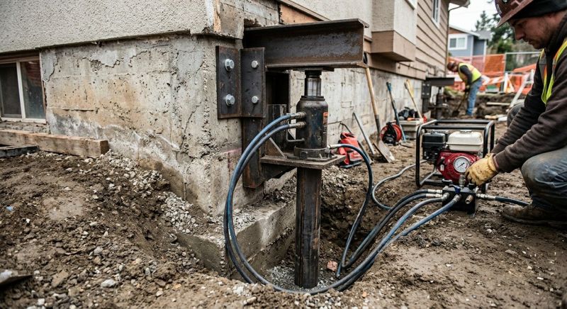Concrete Foundation Lifting