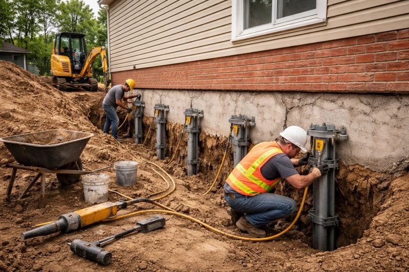 Concrete Foundation Lifting