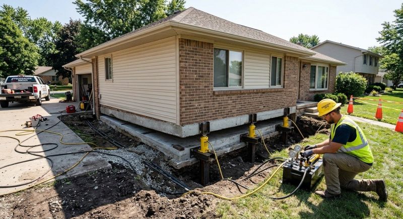 Concrete Foundation Lifting