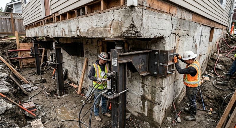 Concrete Foundation Lifting