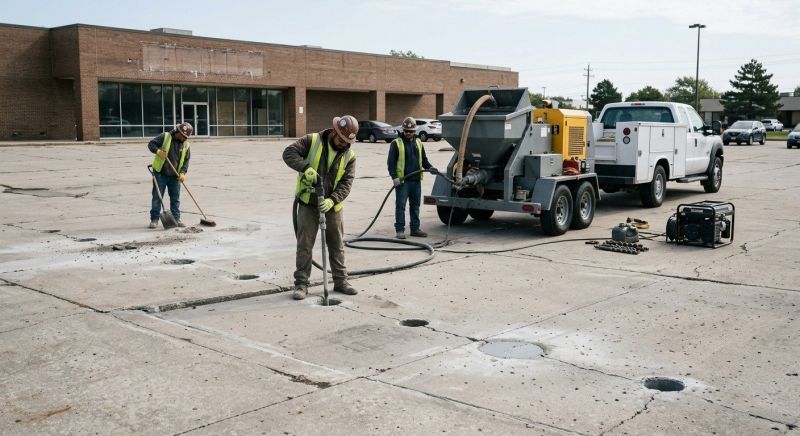 Concrete Mudjacking Vs. Polyjacking: Which Is Right For Your Property?