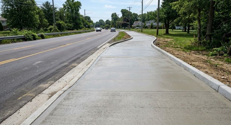 Concrete Sidewalk Installation