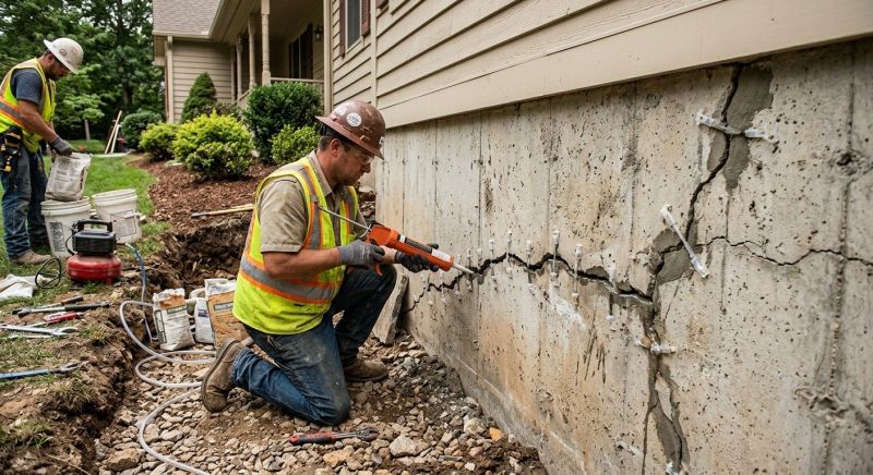 Cracked Foundation Repair