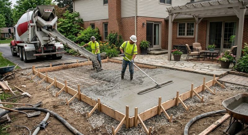 How To Maintain A Newly Installed Concrete Patio