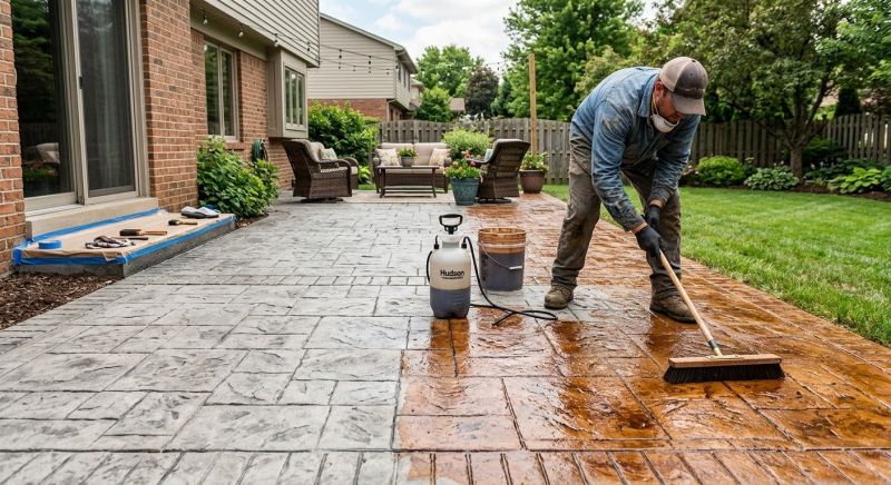Stamped Concrete Service
