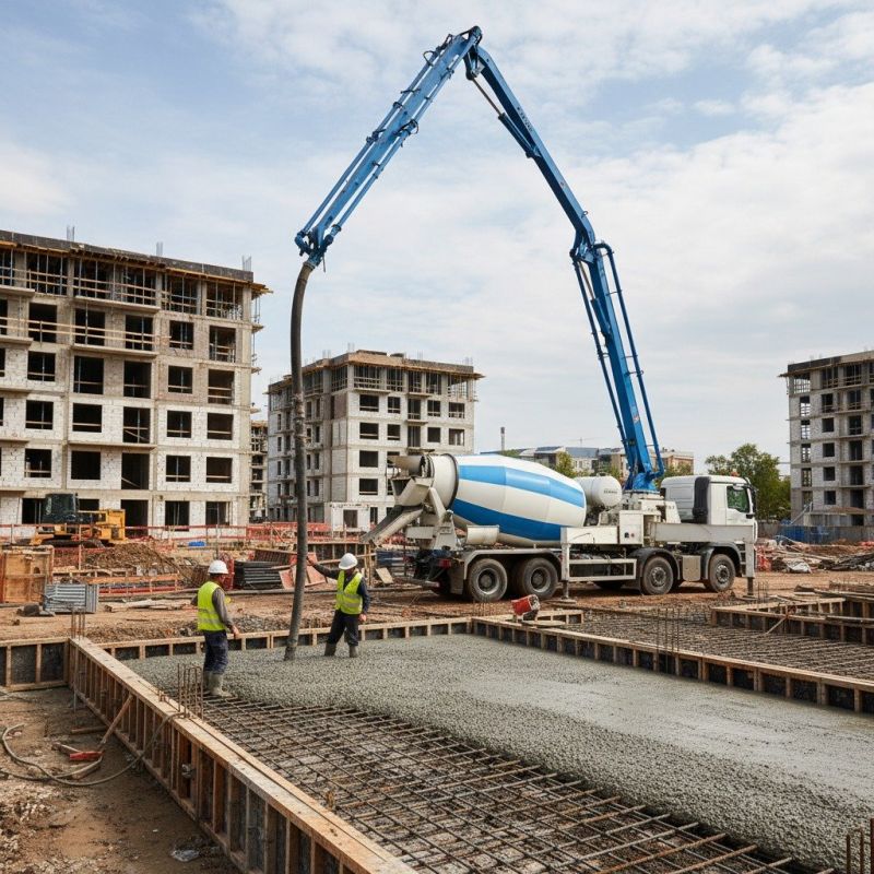 Types Of Concrete Pumps And Their Applications